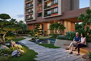 Landscaped Garden at Shilp Celestial